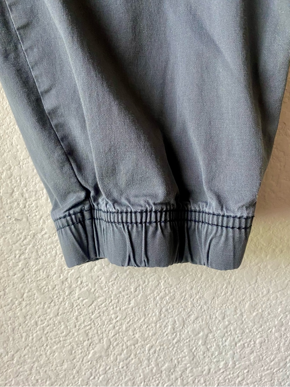 Bundle Sonoma Men’s Cargo Jogger XL Gray 2 Pair Elastic Waist Ankle Drawstring - Picture 6 of 7